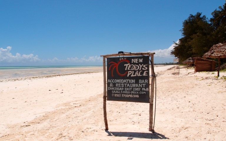 Beach at New Teddy's Place