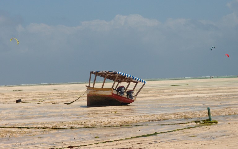 low tide