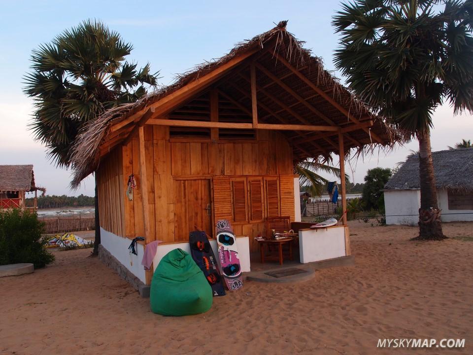 Our bungalow at Kalpitiya Lagoon