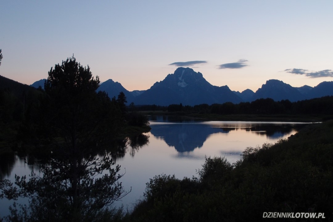 Sunset at Oxbow Bend